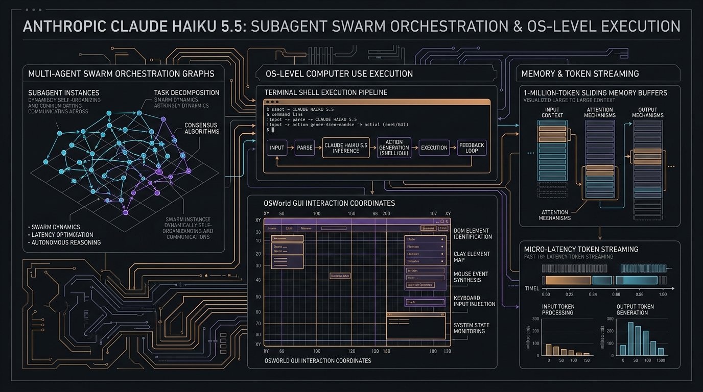 Claude Haiku 5.5 Deep Dive: 72.4% OSWorld, 39.2% Terminal-Bench, $0.10/MTok, and the Subagent Swarm Economics of Anthropic's Speed King