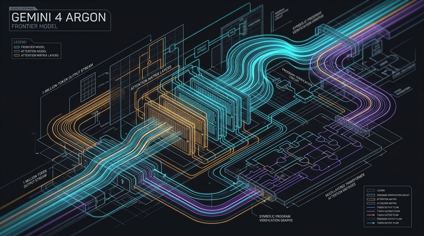 Gemini 4 Argon Deep Dive: 1-Million Autoregressive Output Tokens, DeepSWE 77.9%, and the Architecture of Unbounded Code Generation