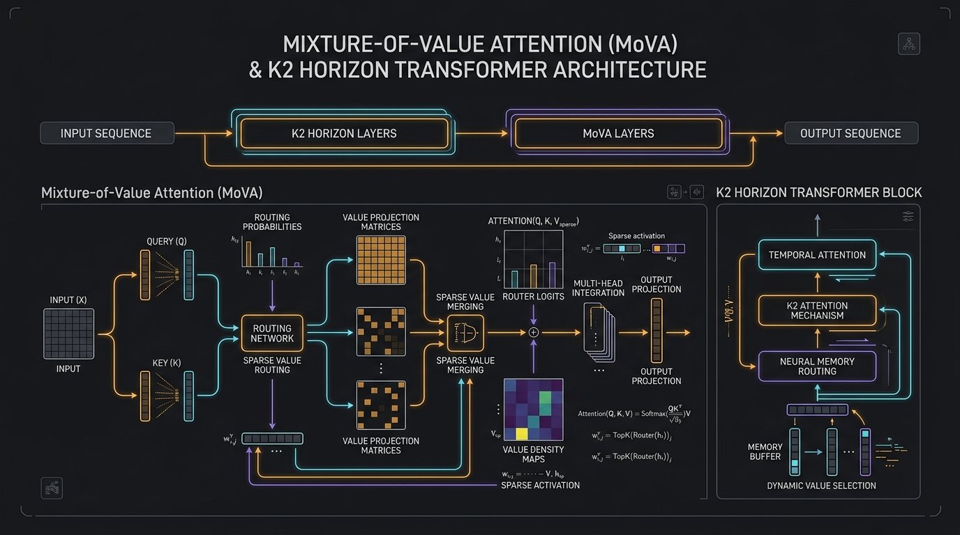 IFM K2 Horizon Deep Dive: Inside Mixture-of-Value Attention (MoVA), 2,880 Value Matrices, and the 36B-A4B Sparse Inference Frontier