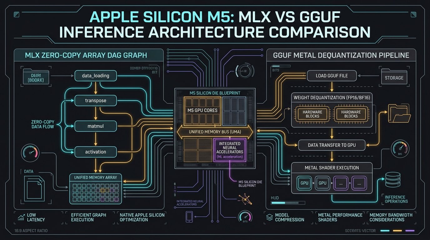 MLX vs. GGUF on Apple Silicon M5: Neural Accelerators, Unified Memory Zero-Copy, and the Systems Architecture Behind Ollama’s Runtime Shift