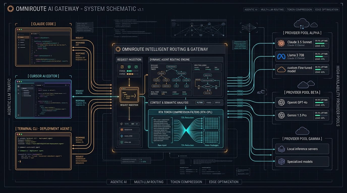 OmniRoute Architecture Deep Dive: Inside the Local-First Multi-Provider AI Gateway Solving Agent Quota Fatigue, RTK AST Stream Pruning, and Prompt Cache Invalidation Dynamics